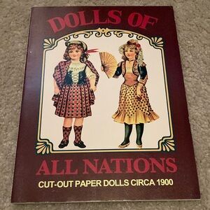1980s Dolls of All Nations Paper Dolls Circa 1900